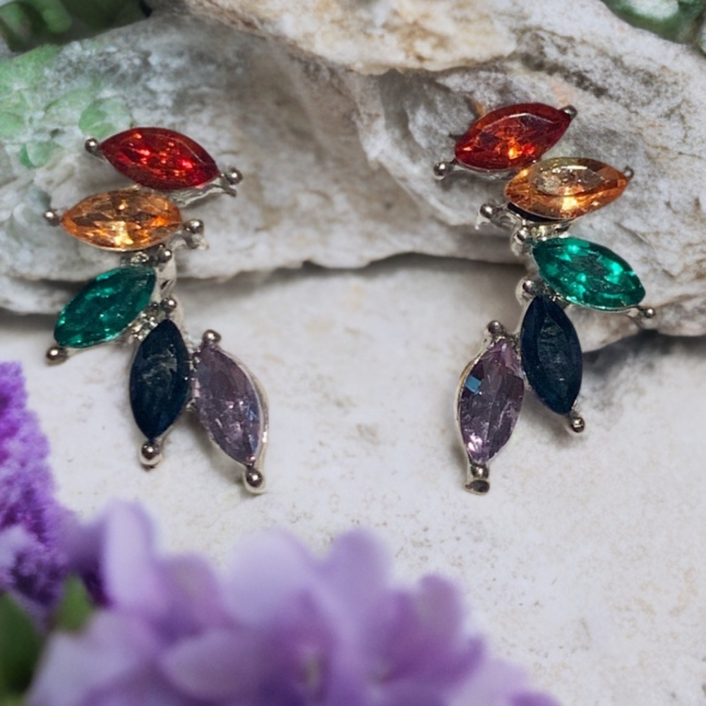 Rainbow fashion earrings jewelry
